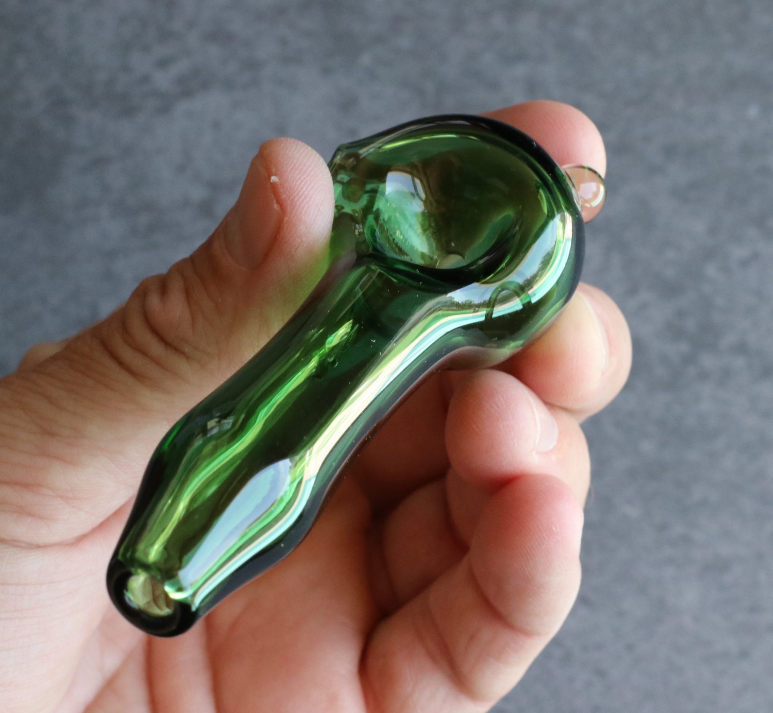 4" Glass Spoon Pipe PRO 420 Smoke Shop PRO 420