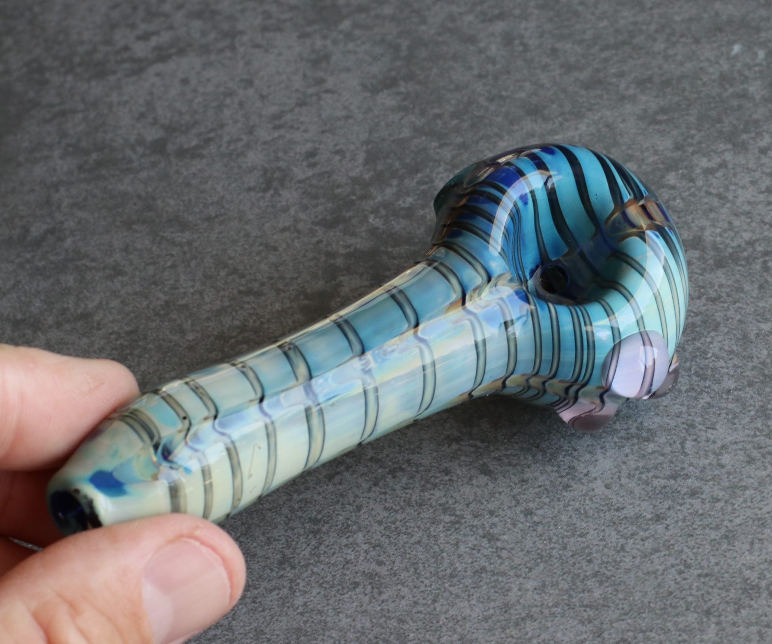 Smoking Glass Bowls Glass Tobacco Pipes Cool Spoon Pipes 3.9