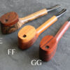 exotic wood pipe
