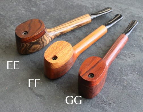 exotic wood pipe