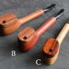 Exotic Wood Swivel Lid Pipes