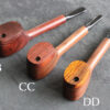 Exotic Wood Swivel Lid Pipes