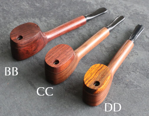 Exotic Wood Swivel Lid Pipes