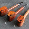 Exotic Wood Swivel Lid Pipes