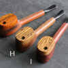 Exotic Wood Swivel Lid Pipes