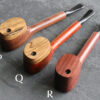 Exotic Wood Swivel Lid Pipes