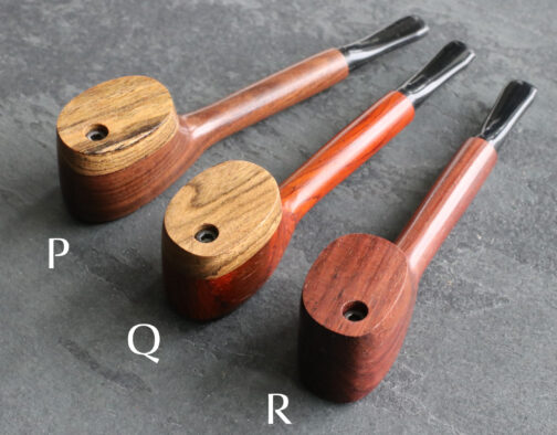 Exotic Wood Swivel Lid Pipes