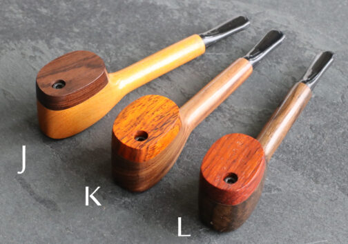 Exotic Wood Swivel Lid Pipes