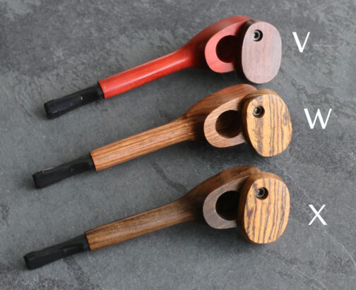 Exotic Wood Swivel Lid Pipes