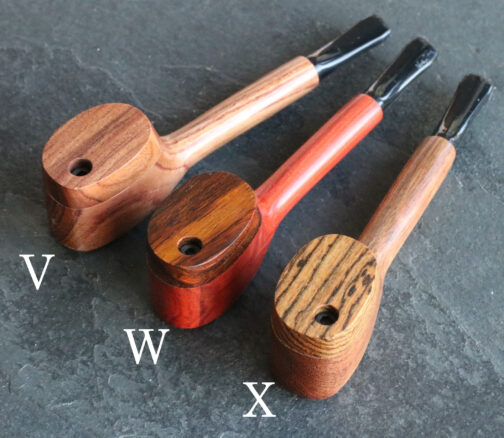 Exotic Wood Pipes-Swivel Lid American Made