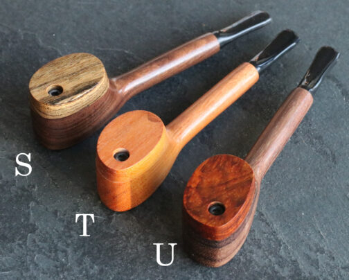 Exotic Wood Pipes-Swivel Lid American Made