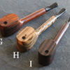 Exotic Wood Pipes-Swivel Lid American Made
