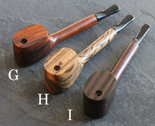 Exotic Wood Pipes-Swivel Lid American Made