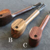 Exotic Wood Pipes-Swivel Lid American Made
