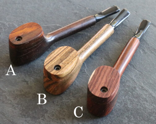 Exotic Wood Pipes-Swivel Lid American Made