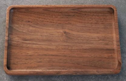 Walnut Rolling Tray-9 x 6-Small Handcrafted Wood Tray - Image 6