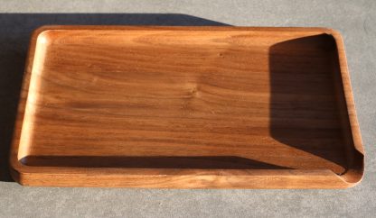 Walnut Rolling Tray-9 x 6-Small Handcrafted Wood Tray - Image 12