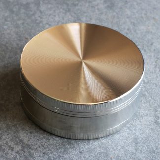 Professional Herb Grinder-3 Piece Metal-Silver