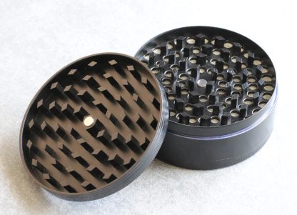 Professional Herb Grinder-3 Piece Metal-Black