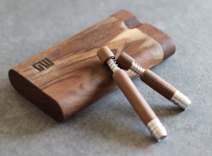Walnut Spring Loaded Self Eject Pipes