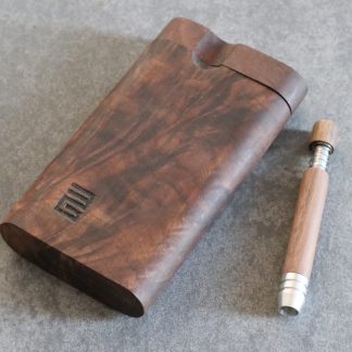 Walnut Dugout & One Hitter Pipe