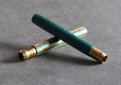 3" Rainbow Wood & Brass Pipes