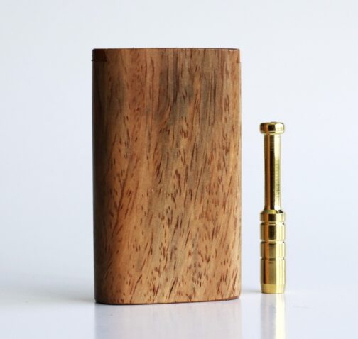 Cocobolo Dugout and Brass Bat