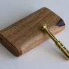 Cocobolo Dugout and Brass Bat