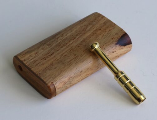 Cocobolo Dugout and Brass Bat