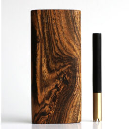 One of a Kind Bocote Dugout & One Hitter Pipe