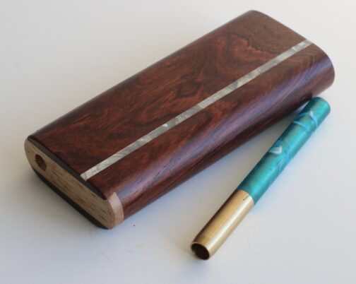 Wood Dugout & Brass Pipe