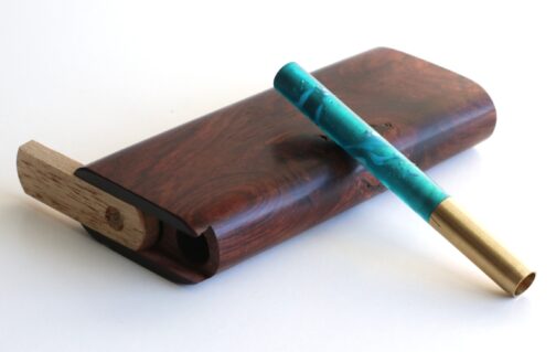 Wood Dugout & Brass Pipe