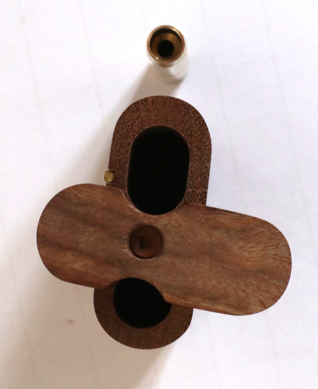 3″ Caribbean Rosewood Swivel Lid Dugouts - PRO 420