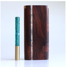 Honduras Slider Lid Dugout & One Hitter-Classy Handcrafted American Stash Box