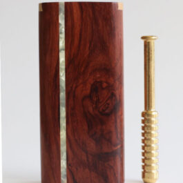 Honduras Slider Lid Dugout & One Hitter-Classy Handcrafted American Stash Box