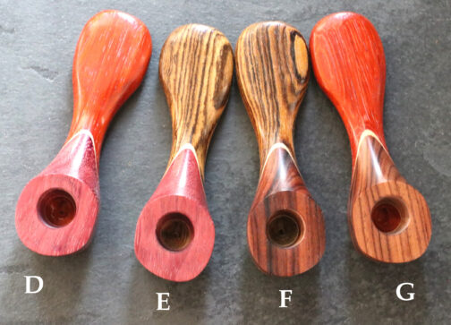 Exotic Wood Pipe-Handcrafted in the USA
