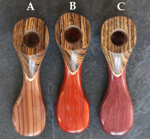 Exotic Wood Pipe-Handcrafted in the USA