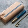 Wood Dugout and One Hitter Pipe