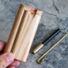 Wood Dugout and One Hitter Pipe