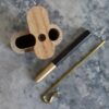 Wood Dugout and One Hitter Pipe