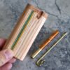 Wood Dugout and One Hitter Pipe