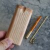 Wood Dugout and One Hitter Pipe