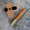 Wood Dugout and One Hitter Pipe