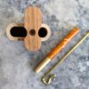 Wood Dugout and One Hitter Pipe