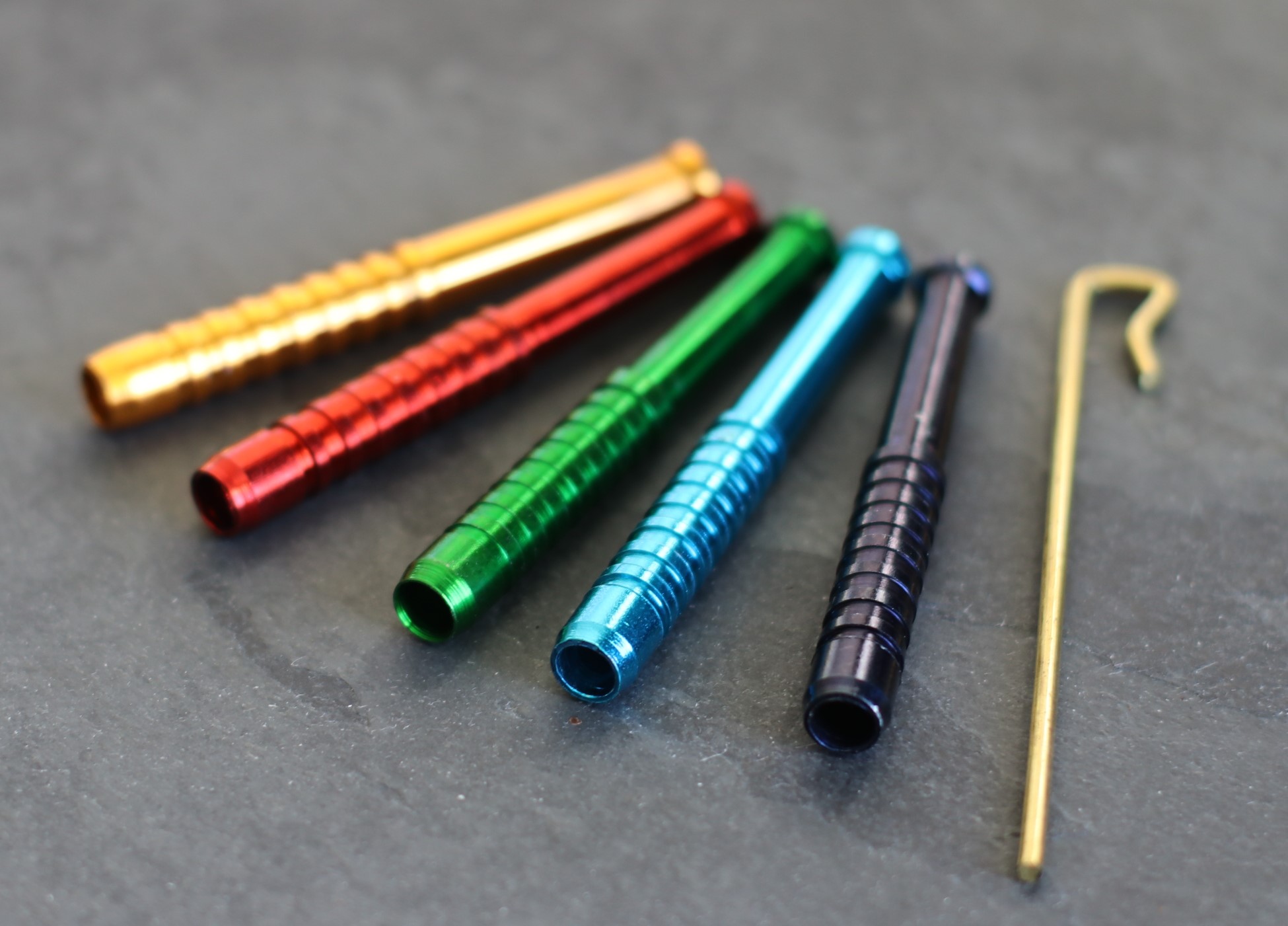 2.75" Ribbed Metal Bats