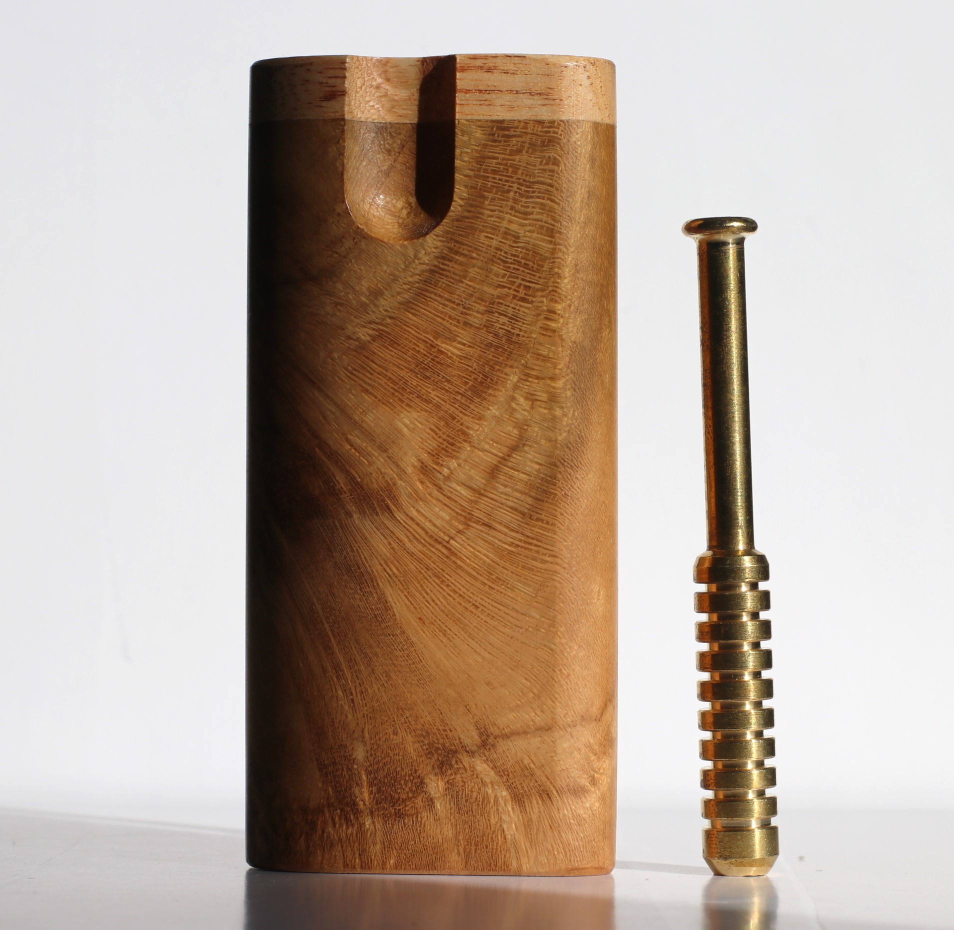 Teak Swivel Lid Dugout