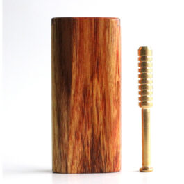 One of a Kind Mahogany Wood Dugout & One Hitter