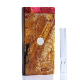 Galaxy Burl Futo Stash Box- Out of this World Wood Dugout- 4″ Burled Wood- Best Quality