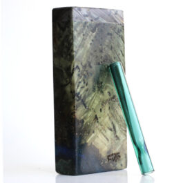 Galaxy Burl Futo Stash Box- Out of this World Wood Dugout- 4″ Burled Wood- Best Quality
