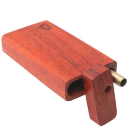 4″ Padauk Wood Dugout & One Hitter Pipe